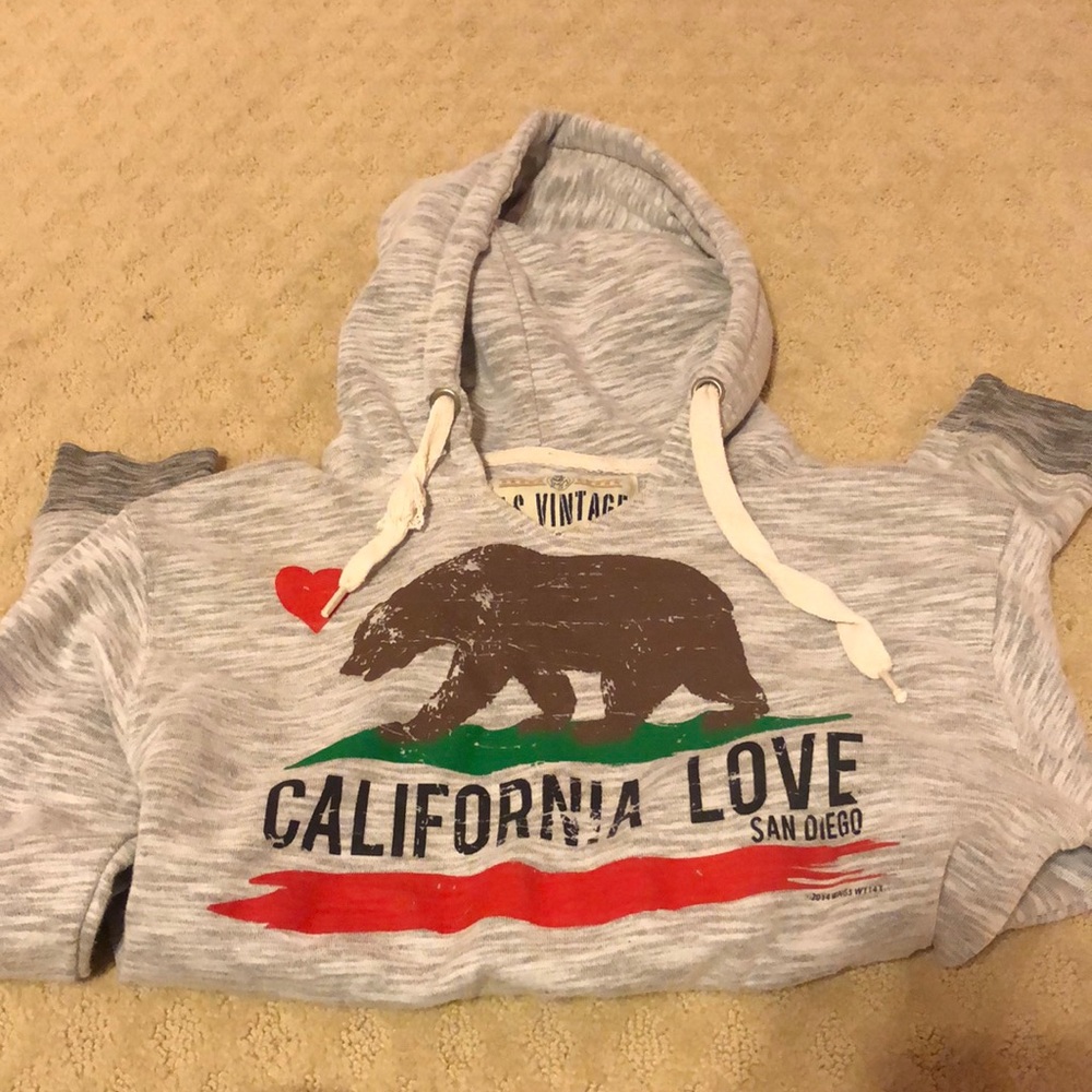 Distressed San Diego hoodie